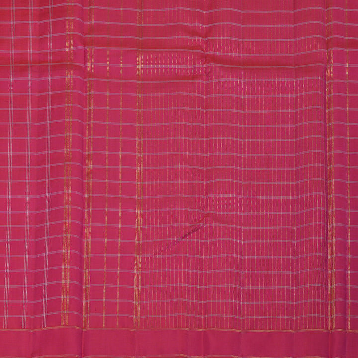 Hayagrivas Handloom Pink Kanjivaram Silk Saree KBE2469C5-1