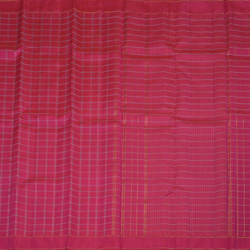 Hayagrivas Handloom Pink Kanjivaram Silk Saree KBE2469C5-1