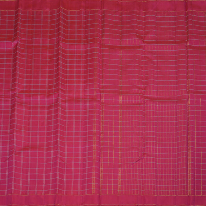 Hayagrivas Handloom Pink Kanjivaram Silk Saree KBE2469C5-1