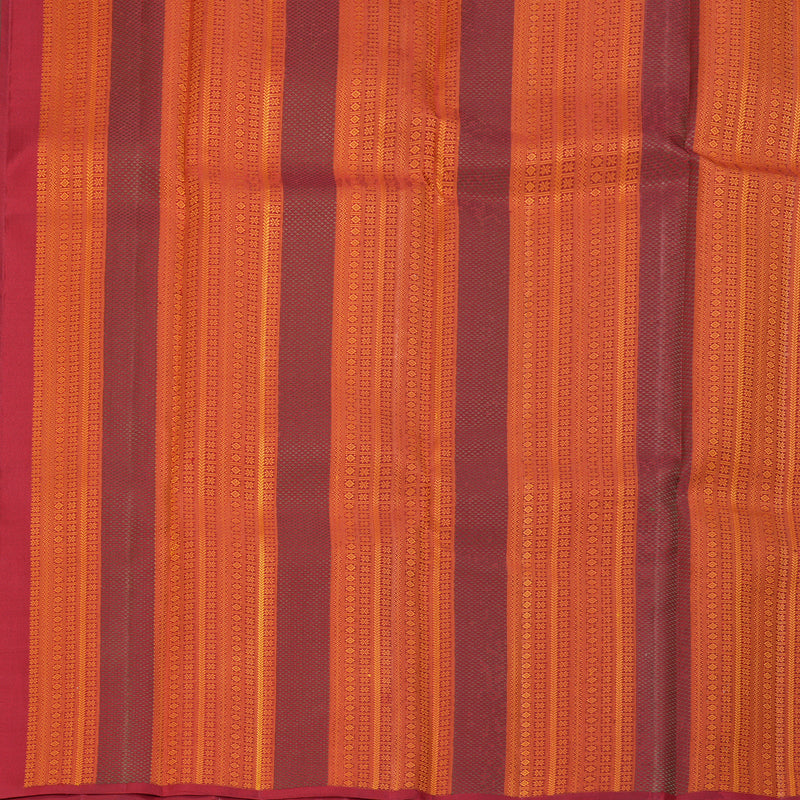 Hayagrivas Handloom Half-White Kanjivaram Silk Saree KBE2475C1-1