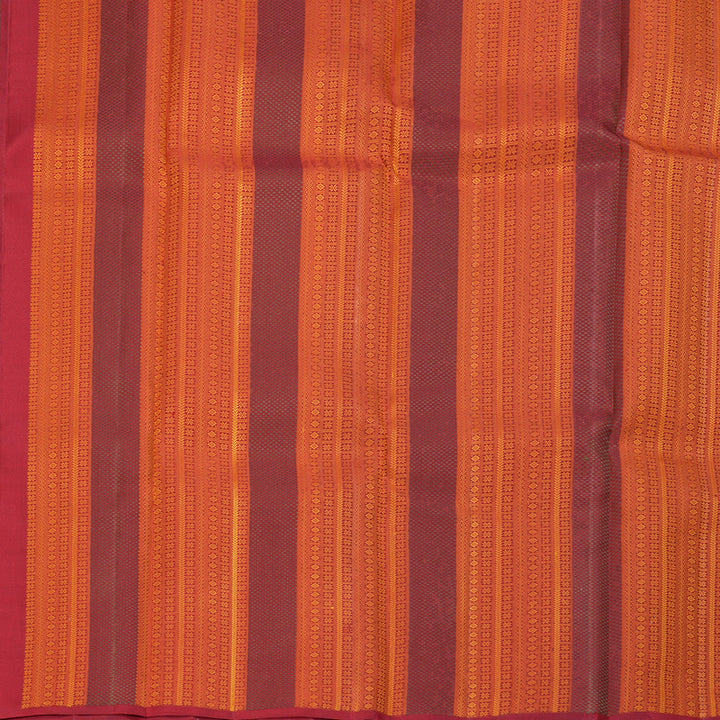 Hayagrivas Handloom Half-White Kanjivaram Silk Saree KBE2475C1-1