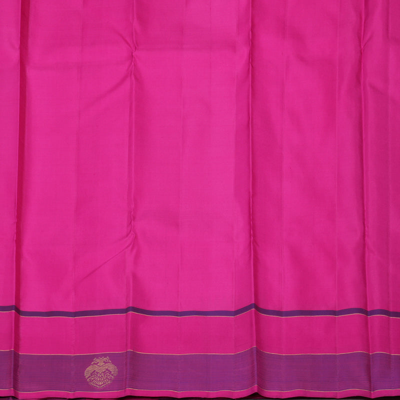 Hayagrivas Handloom Yellow Kanjivaram Silk Saree KBE2480C5-1