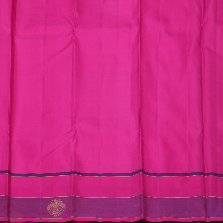 Hayagrivas Handloom Yellow Kanjivaram Silk Saree KBE2480C5-1