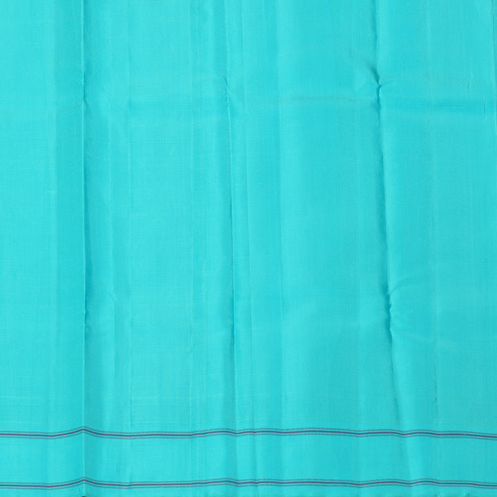 Hayagrivas Handloom Yellow & Blue (Zasa Zasa Kattam) Kanjivaram Silk Saree KBE2483C11-2