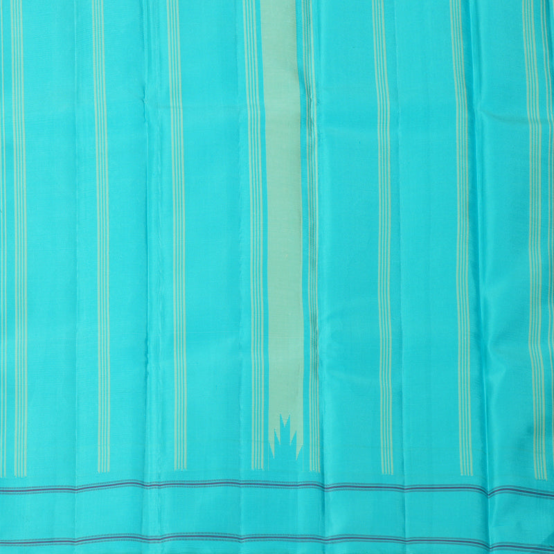 Hayagrivas Handloom Black & White (Zasa Zasa Kattam) Kanjivaram Silk Saree KBE2483C11-3