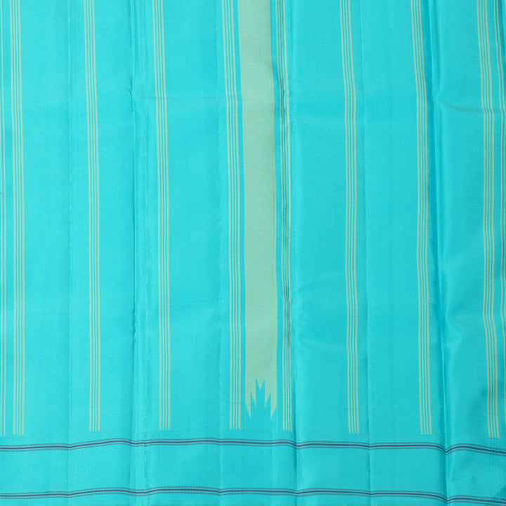 Hayagrivas Handloom Black & White (Zasa Zasa Kattam) Kanjivaram Silk Saree KBE2483C11-3