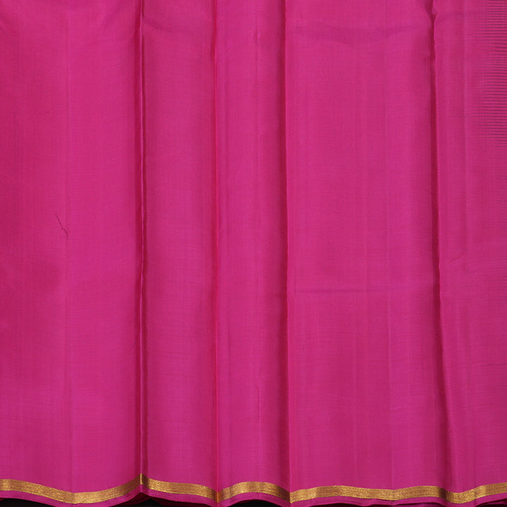Hayagrivas Handloom Orangish-Pink Kanjivaram Silk Saree KBE2483C3-2