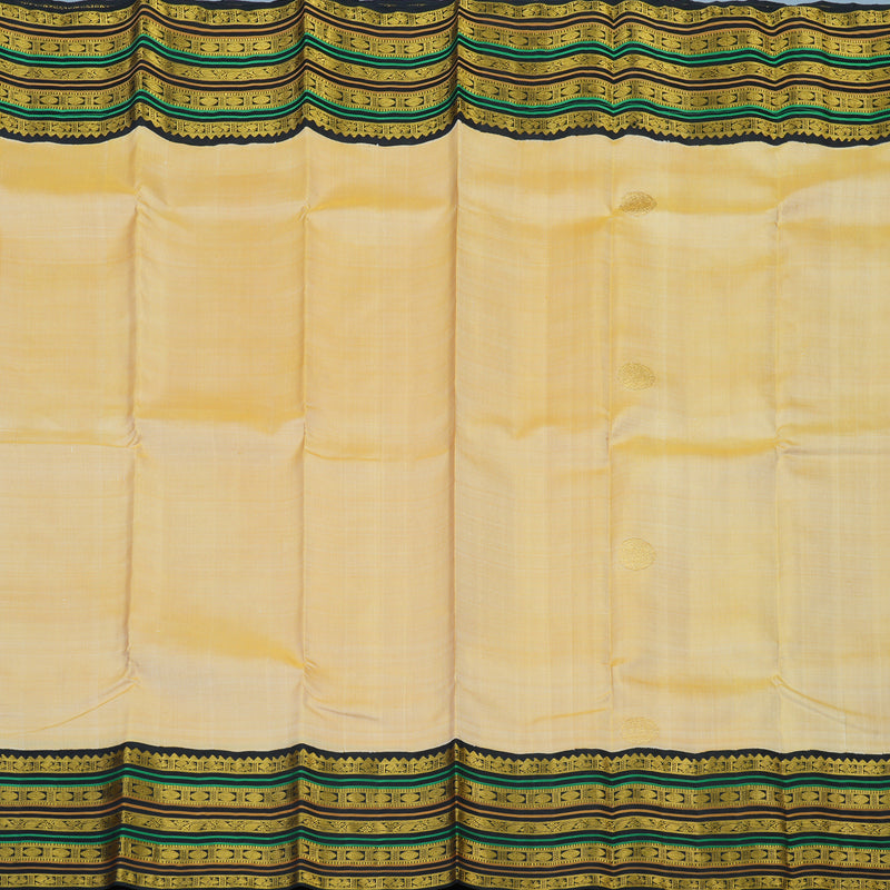 Hayagrivas Handloom Sandal Kanjivaram Silk Saree with Karum Neelam Border KBE2492C13-1