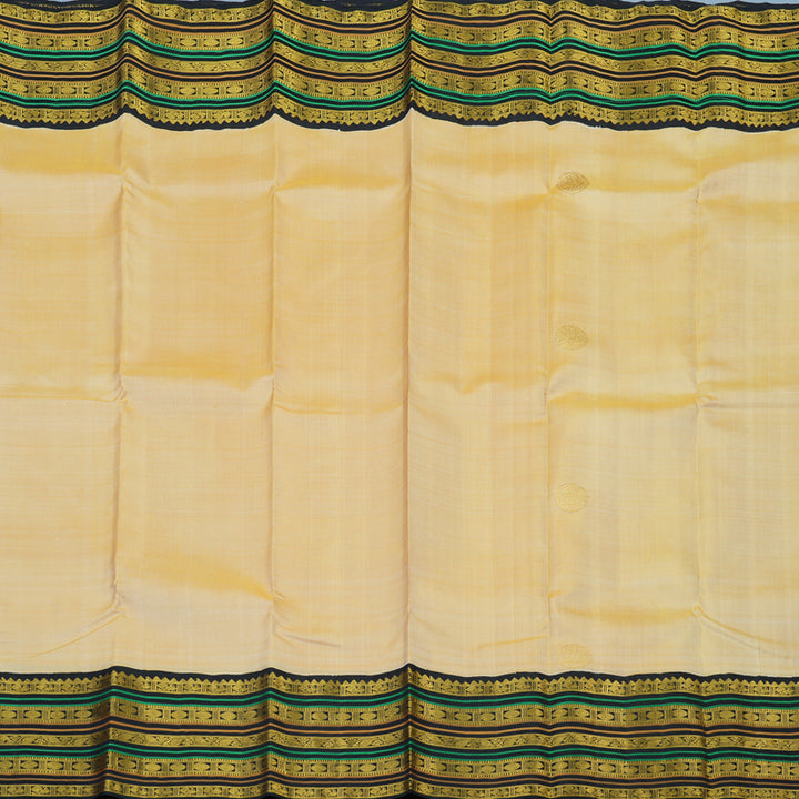 Hayagrivas Handloom Sandal Kanjivaram Silk Saree with Karum Neelam Border KBE2492C13-1