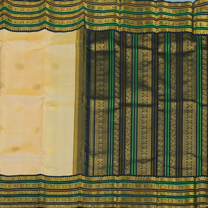 Hayagrivas Handloom Sandal Kanjivaram Silk Saree with Karum Neelam Border KBE2492C13-1