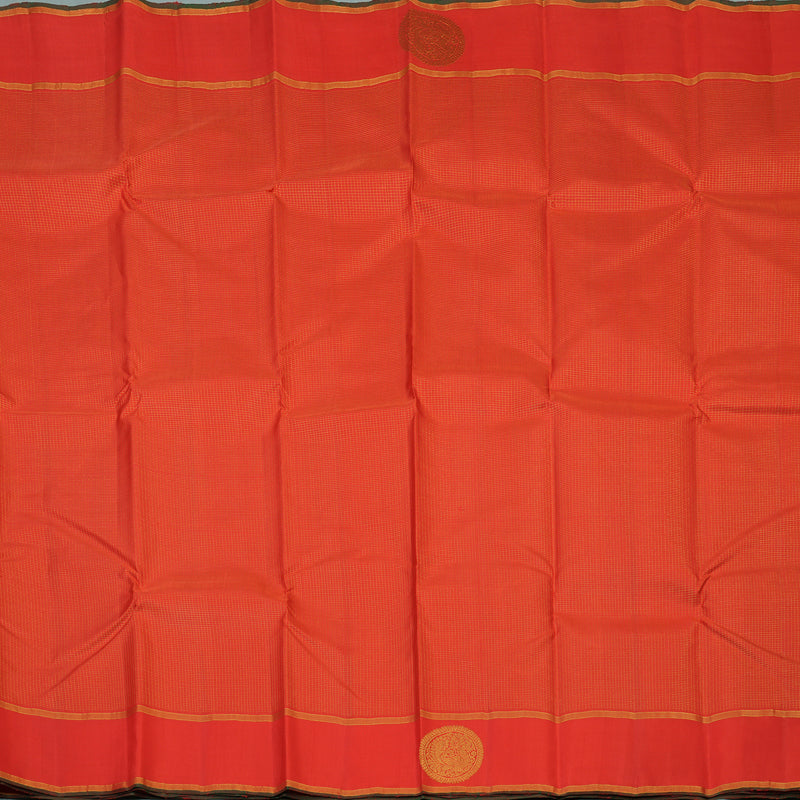 Hayagrivas Handloom Red Kanjivaram Silk Saree KBE2493C7-3