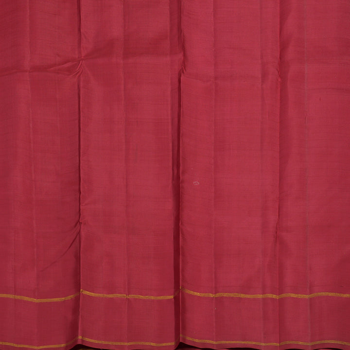 Hayagrivas Handloom Maroon Kanjivaram Silk Saree KBE2505C1-1