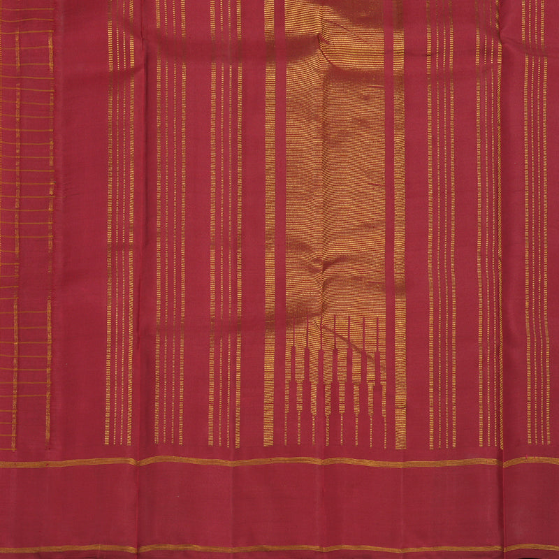 Hayagrivas Handloom Maroon Kanjivaram Silk Saree KBE2505C1-1