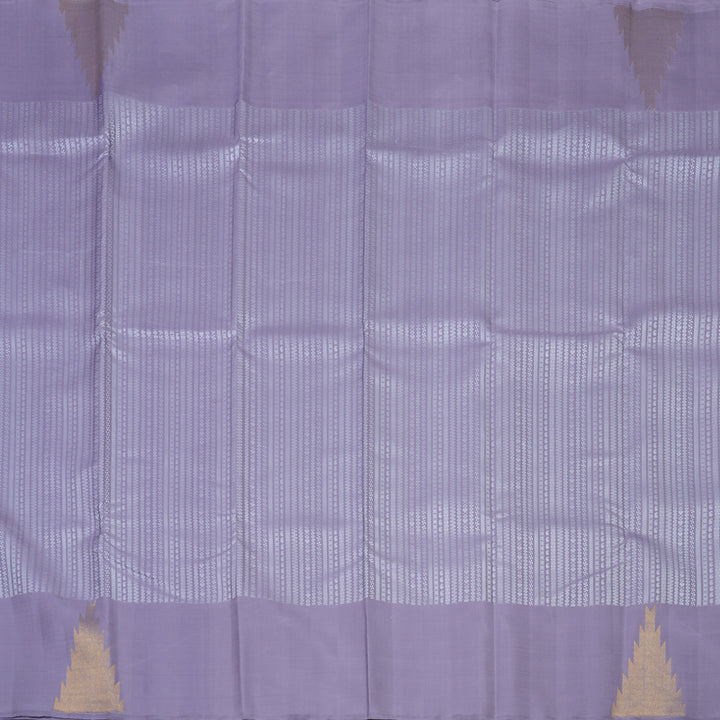 Hayagrivas Handloom Lilac Kanjivaram Silk Saree KBE2507C3-1