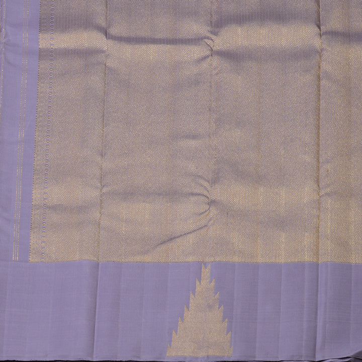 Hayagrivas Handloom Lilac Kanjivaram Silk Saree KBE2507C3-1
