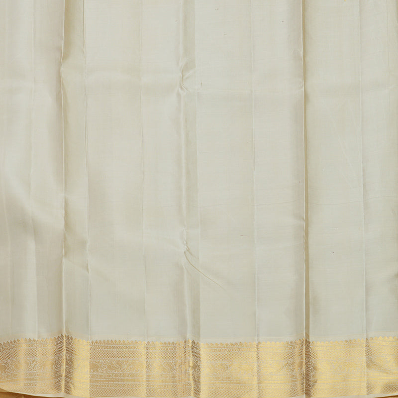 Hayagrivas Handloom Purple Kanjivaram Silk Saree with Beige Border KBE2510C3-1