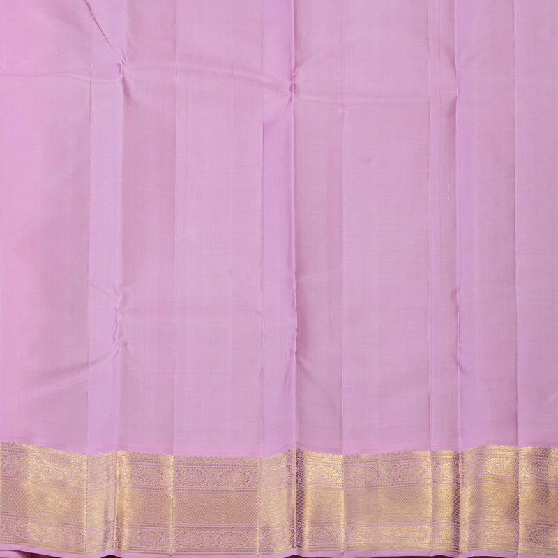 Hayagrivas Handloom Cherry Red Kanjivaram Silk Saree with Rose Pink Border KBE2510C3-3