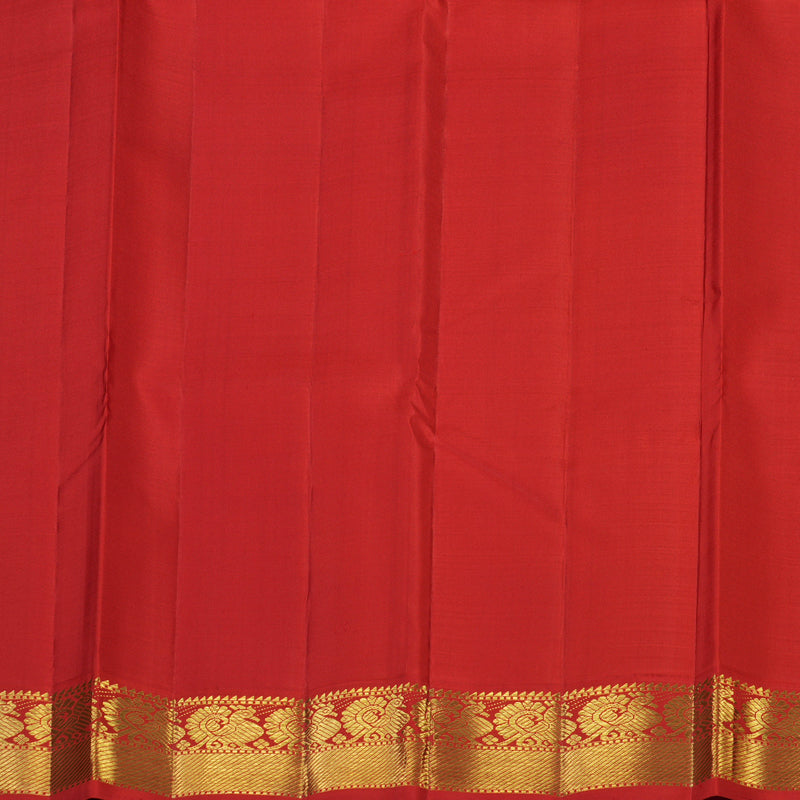 Hayagrivas Handloom Purple Kanjivaram Silk Saree with Red Border KBE2512C3-1