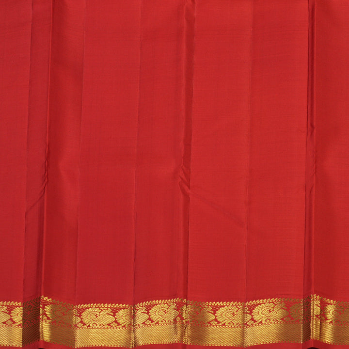 Hayagrivas Handloom Purple Kanjivaram Silk Saree with Red Border KBE2512C3-1