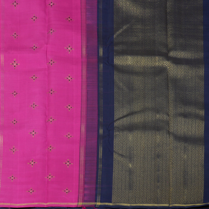 Hayagrivas Handloom Yellow Kanjivaram Silk Saree KBE2514C3-1