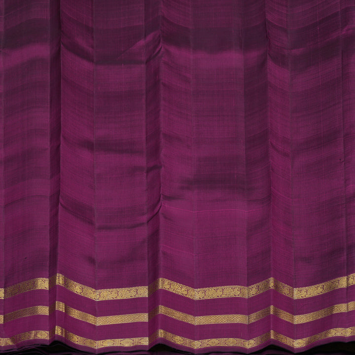 Hayagrivas Handloom Purple Kanjivaram Silk Saree KBE2514C6-1