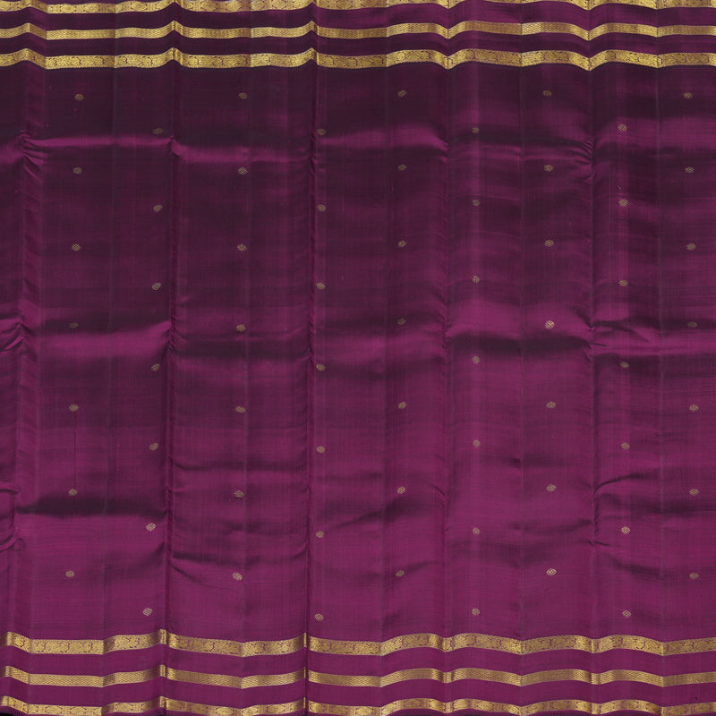 Hayagrivas Handloom Purple Kanjivaram Silk Saree KBE2514C6-1