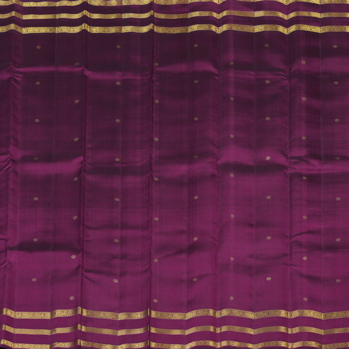 Hayagrivas Handloom Purple Kanjivaram Silk Saree KBE2514C6-1
