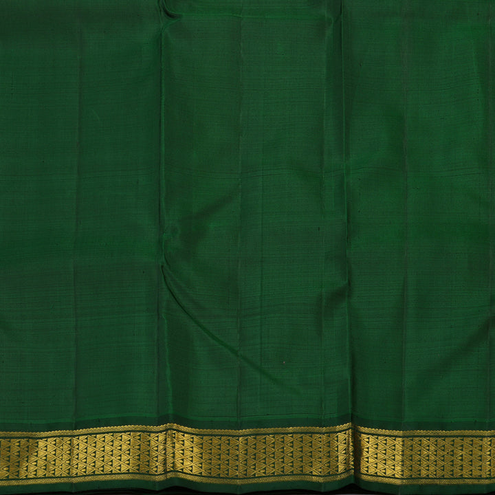 Hayagrivas Handloom Rose Pink Kanjivaram Silk Saree with Ganga Jamuna Border KBE2519C10-1