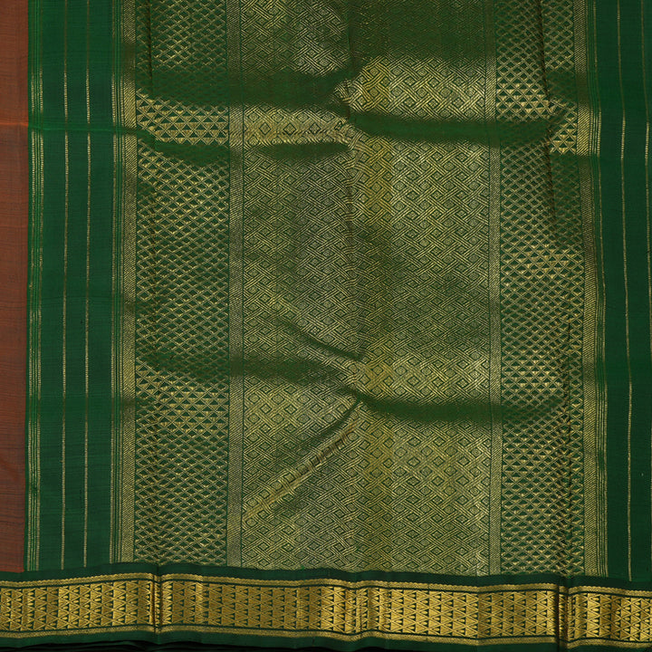 Hayagrivas Handloom Rose Pink Kanjivaram Silk Saree with Ganga Jamuna Border KBE2519C10-1