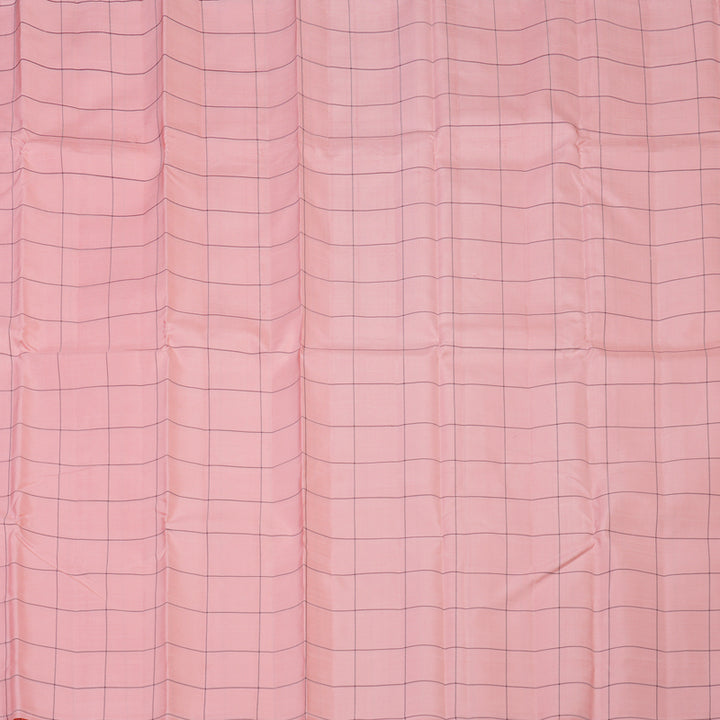 Hayagrivas Handloom Peach Pink Kanjivaram Silk Saree KBE2523C12-1