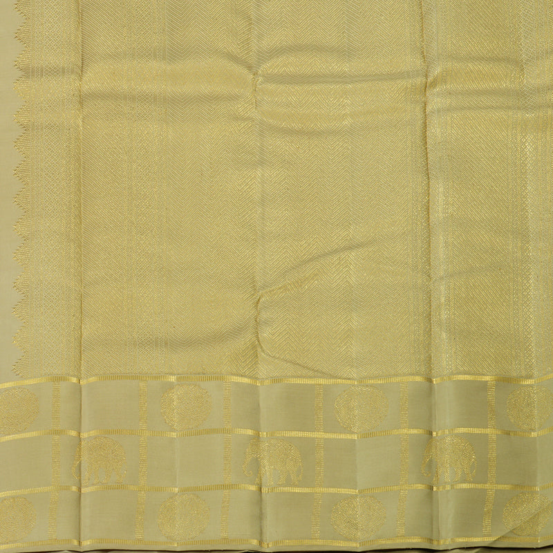 Hayagrivas Handloom Lotus Pink Kanjivaram Silk Saree with Beige Border KBE2523C14-1