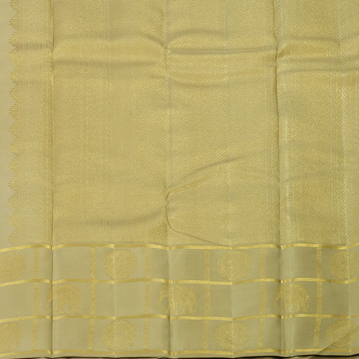 Hayagrivas Handloom Lotus Pink Kanjivaram Silk Saree with Beige Border KBE2523C14-1
