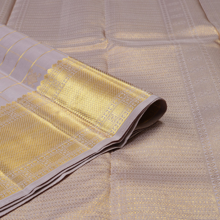 Hayagrivas Handloom Lilac Kanjivaram Silk Saree KBE2523C18-1