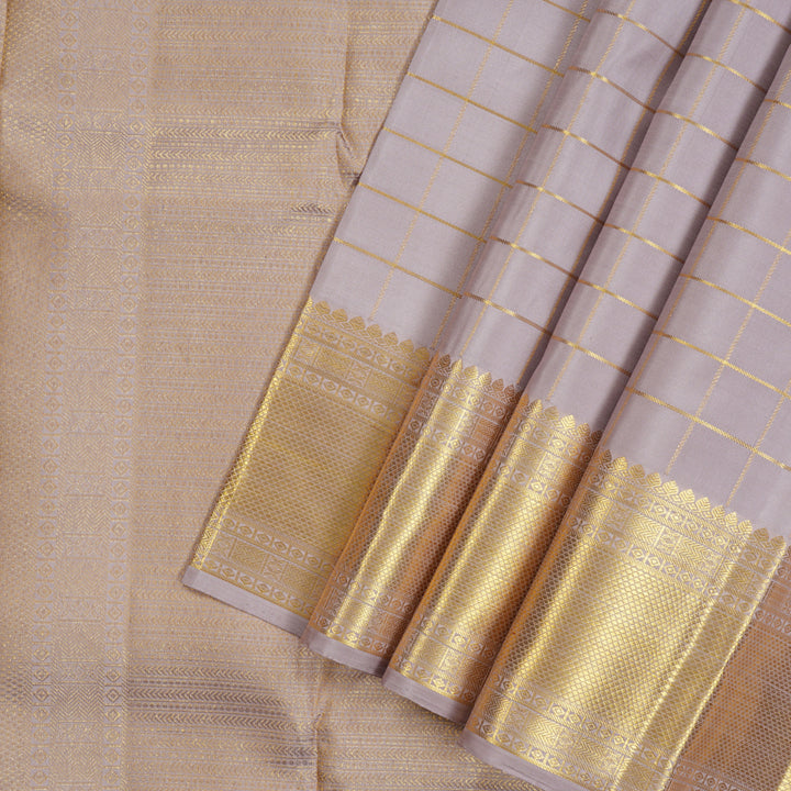 Hayagrivas Handloom Lilac Kanjivaram Silk Saree KBE2523C18-1