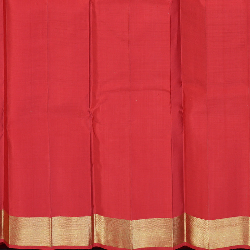 Hayagrivas Handloom Reddish-Pink Kanjivaram Silk Saree KBE2523C22-1