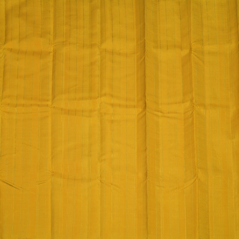 Hayagrivas Handloom Yellow Kanjivaram Silk Saree KBE2523C28-1