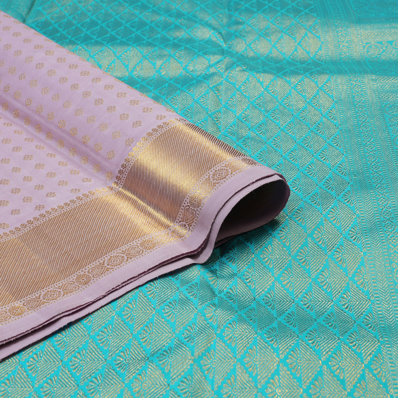 Hayagrivas Handloom Lavendar Kanjivaram Silk Saree KBE2523C3-1