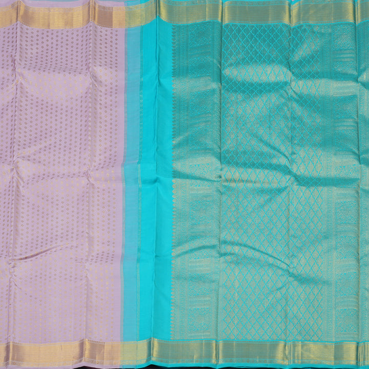 Hayagrivas Handloom Lavendar Kanjivaram Silk Saree KBE2523C3-1