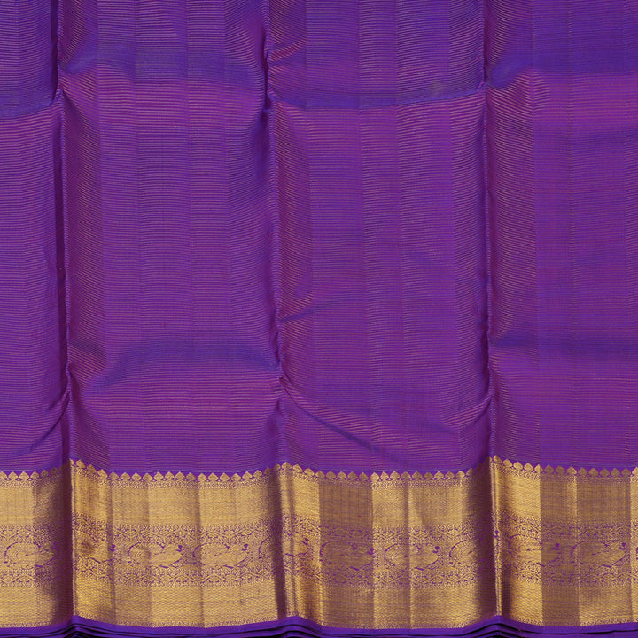 Hayagrivas Handloom Purple Kanjivaram Silk Saree KBE2529C6-1