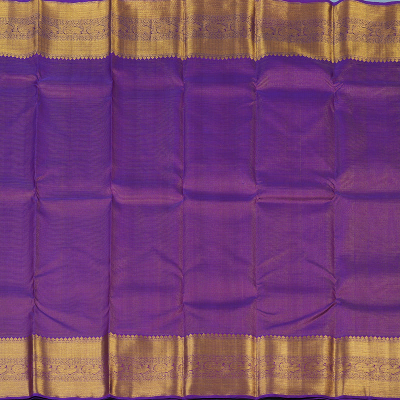 Hayagrivas Handloom Purple Kanjivaram Silk Saree KBE2529C6-1