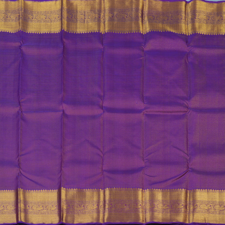 Hayagrivas Handloom Purple Kanjivaram Silk Saree KBE2529C6-1