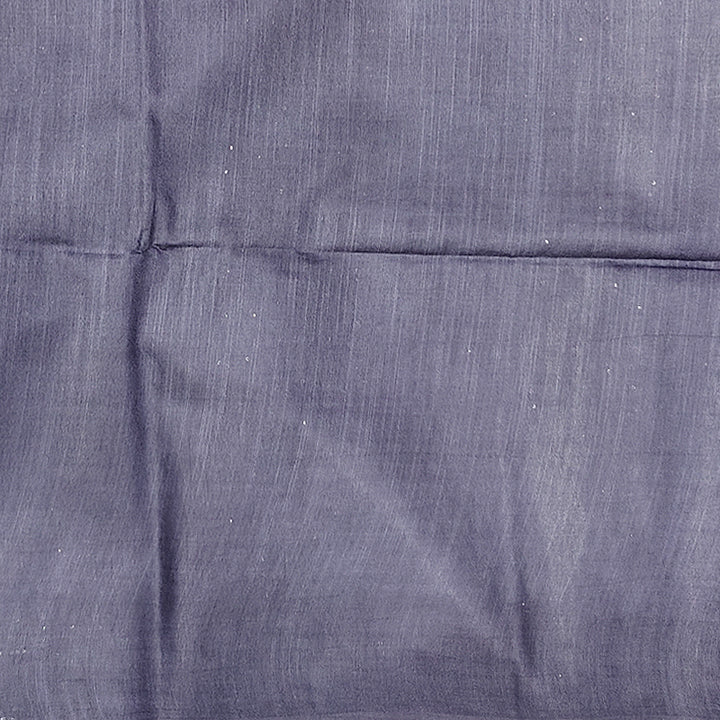 Hayagrivas Bluish-Grey Fancy Cotton Saree KBE2531C2-5