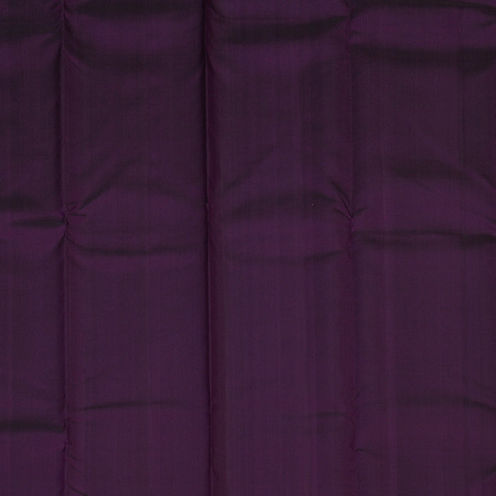 Hayagrivas Handloom Dark Purple Kanjivaram Silk Saree KBE2532C3-1