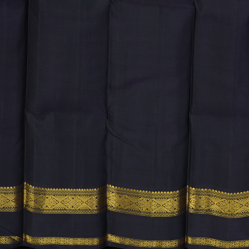Hayagrivas Handloom Baby Pink Kanjivaram Silk Saree with Deep Nagapazham Border KBE2533C4-2