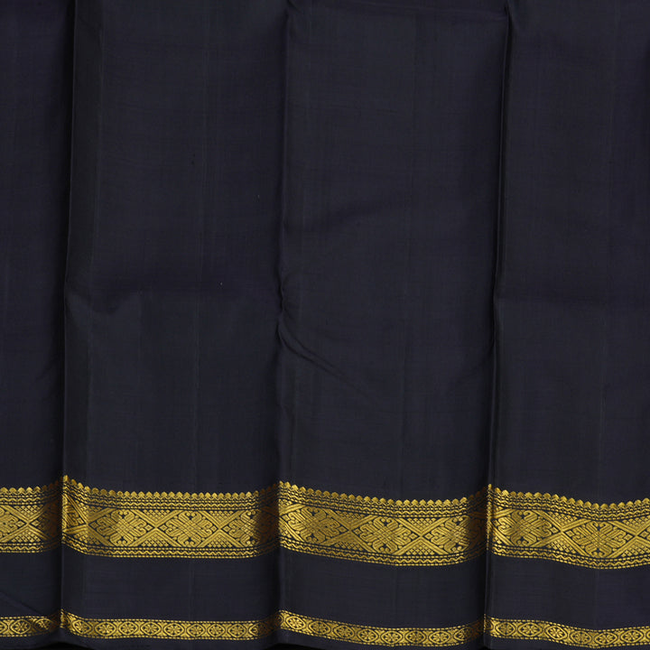 Hayagrivas Handloom Baby Pink Kanjivaram Silk Saree with Deep Nagapazham Border KBE2533C4-2
