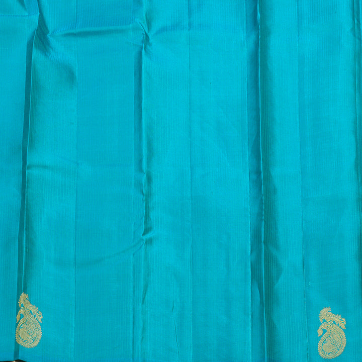 Hayagrivas Handloom Beige Kanjivaram Silk Saree KBE2534C4-2