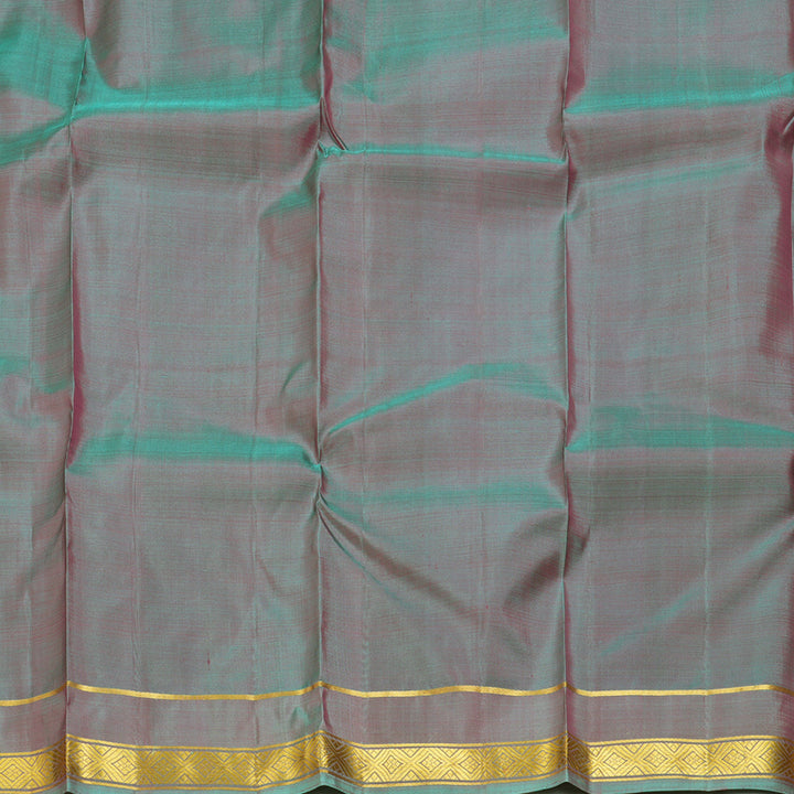 Hayagrivas Handloom Reddish-Pink Kanjivaram Silk Saree KBE2543C1-5