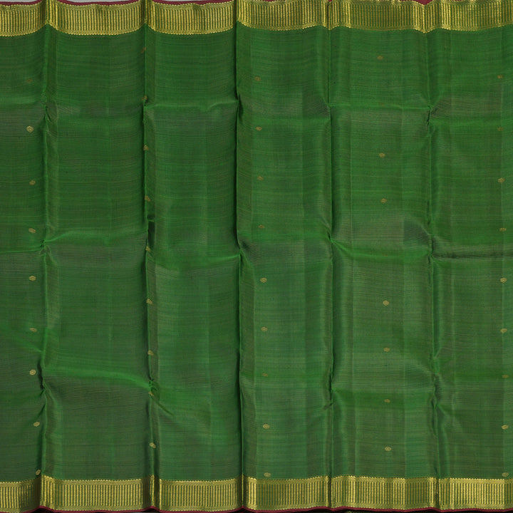 Hayagrivas Handloom Bottle Green Bridal Kanjivaram Silk Saree KBE254D3-1