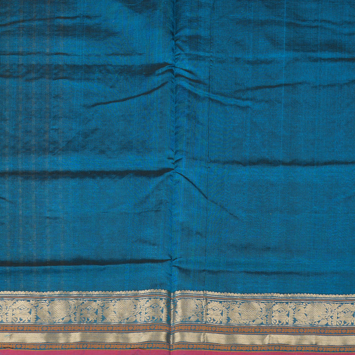 Hayagrivas Handloom Pure Silk Cotton Saree in Sky Blue KBE258E11-6