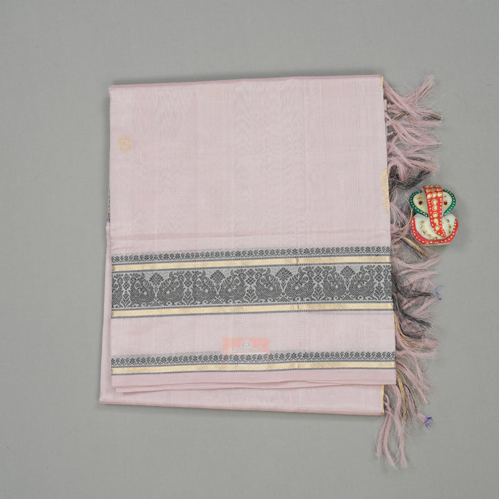 Hayagrivas Handloom Pure Silk Cotton Saree in Baby Pink KBE258E3-10